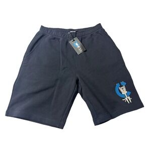 RIPNDIP X CLOT Black Sweat-Shorts Men's Small Embroidered Clottee Drawstring NWT